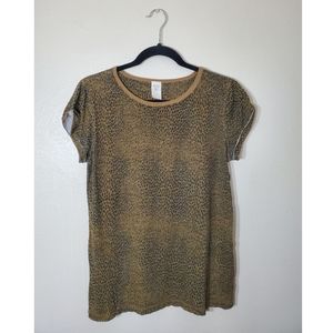 We the Free Free People leopard print tee